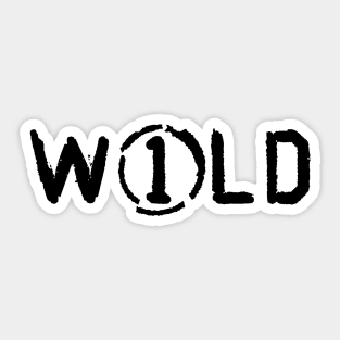 Wild One 1 - Blue Sticker